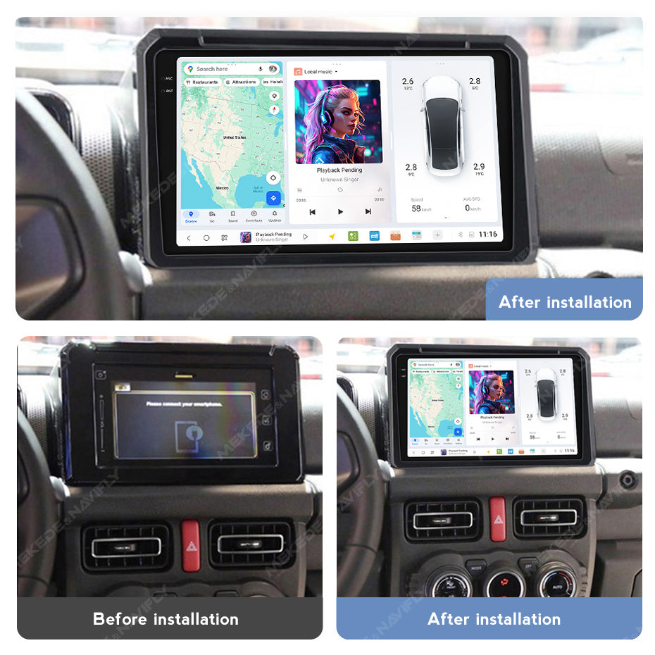 DUDU7 Suzuki Jumny 2018-2026 Head Unit Car Stereo | Apple CarPlay & Android Auto