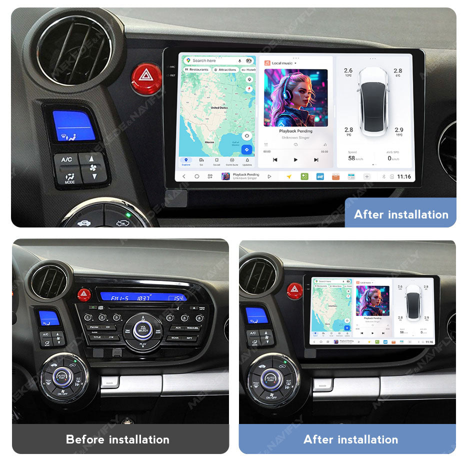 DUDU7 Honda Insight 2009-2014 Head Unit Car Stereo | Apple CarPlay & Android Auto