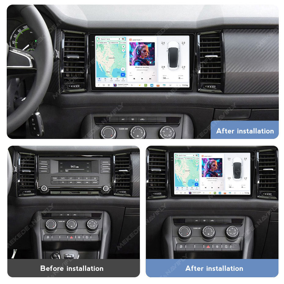 DUDU7 Skoda Kodiaq Karoq 2016-2021 Head Unit Car Stereo | Apple CarPlay & Android Auto