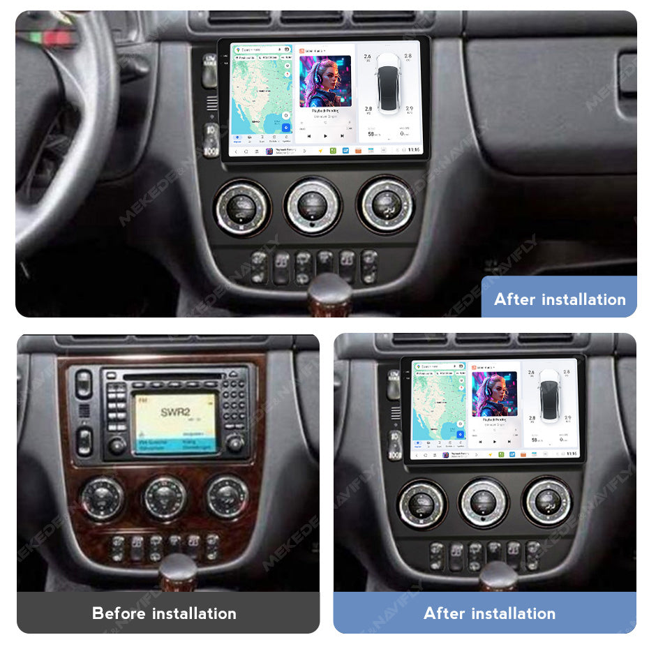 DUDU7 Mercedes ML 2001-2005 Head Unit Car Stereo | Apple CarPlay & Android Auto