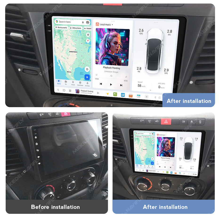 DUDU7 Iveco Daily 2015-2025 Head Unit Car Stereo | Apple CarPlay & Android Auto