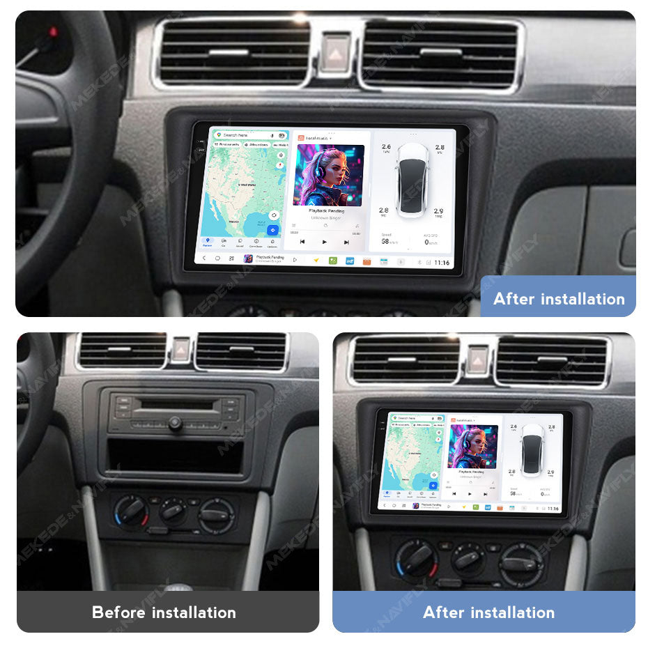 DUDU7 Skoda Rapid 2013-2017 Head Unit Car Stereo | Apple CarPlay & Android Auto