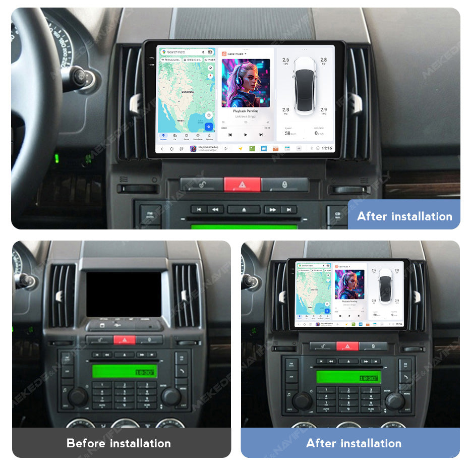 DUDU7 Land Rover Fleelander 2 2006-2012 Head Unit Car Stereo | Apple CarPlay & Android Auto