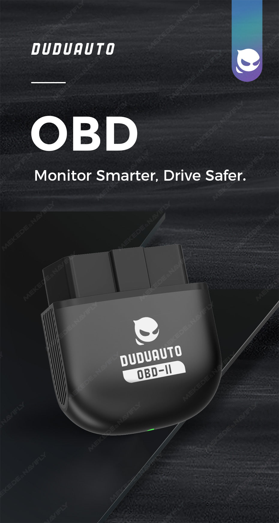 OBD-II Adapter | Bluetooth 5.1 | Direct Display on Head Unit | Real-Time Vehicle Data