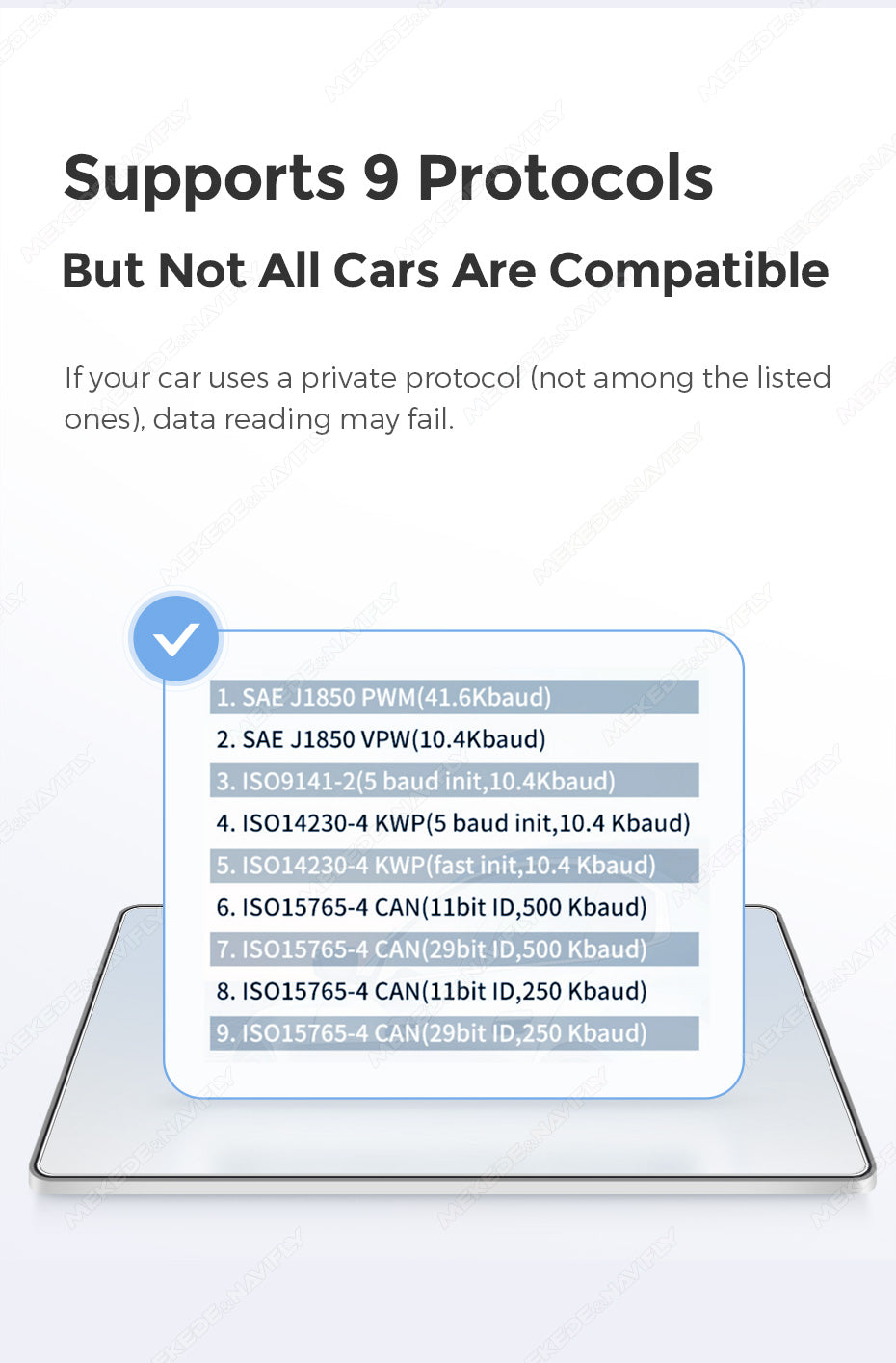 OBD-II Adapter | Bluetooth 5.1 | Direct Display on Head Unit | Real-Time Vehicle Data