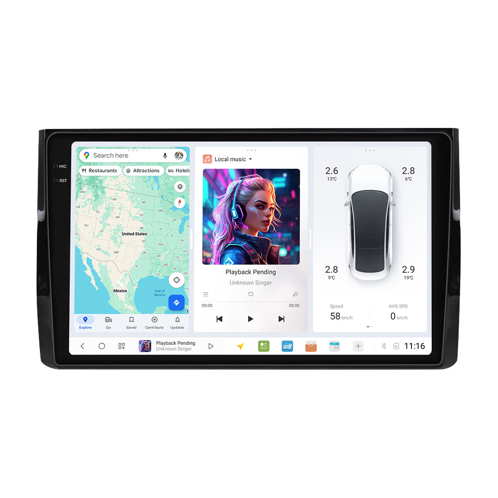 DUDU7 Skoda Kodiaq Karoq 2016-2021 Head Unit Car Stereo | Apple CarPlay & Android Auto