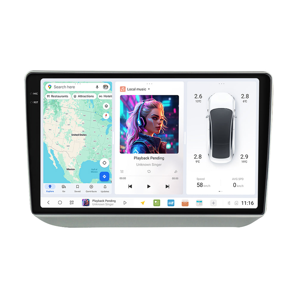 DUDU7 Skoda Fabia 2007-2014 Head Unit Car Stereo | Apple CarPlay & Android Auto