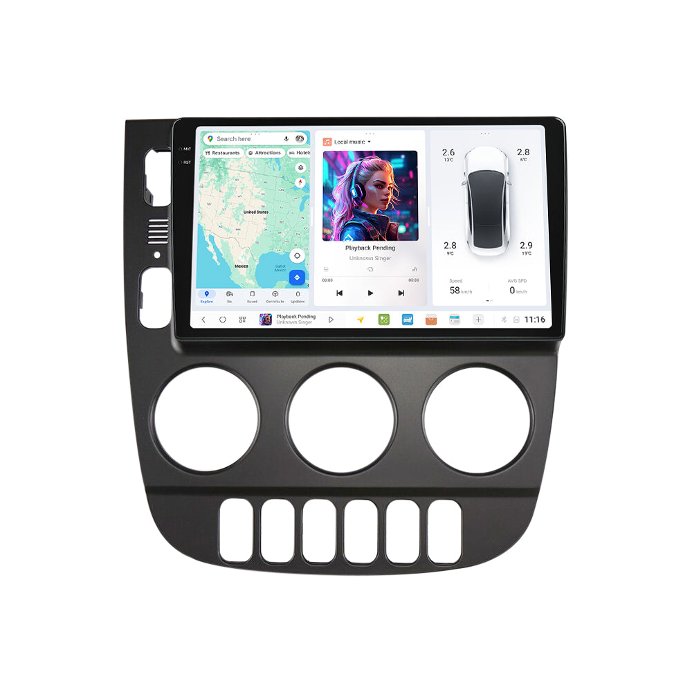 DUDU7 Mercedes ML 2001-2005 Head Unit Car Stereo | Apple CarPlay & Android Auto