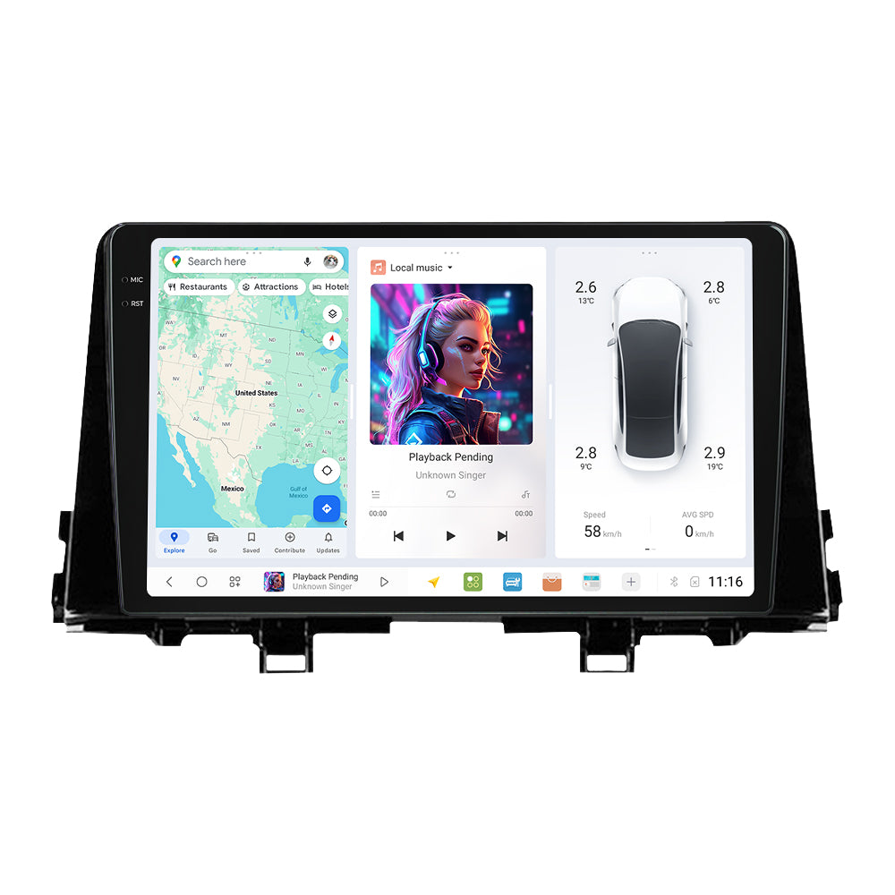 DUDU7 Kia Picanto 2017-2020 Head Unit Car Stereo | Apple CarPlay & Android Auto