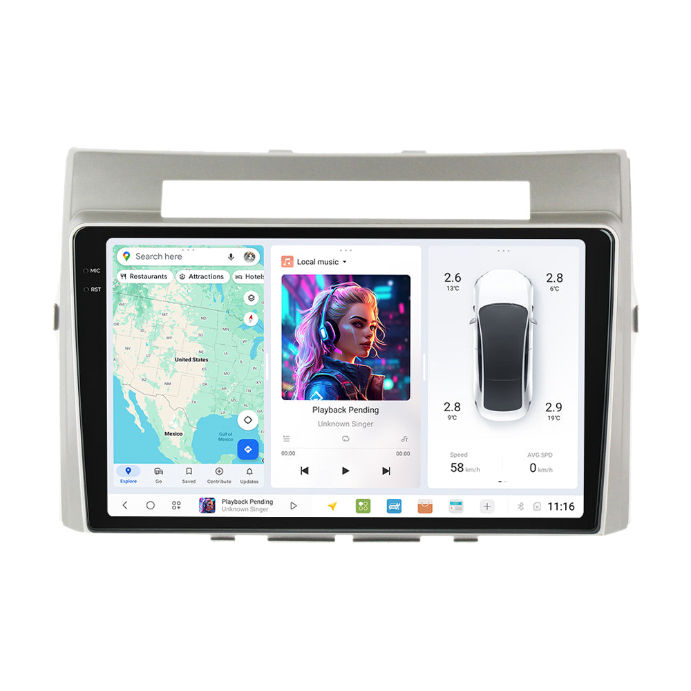 DUDU7 Toyota Verso 2004-2009 Head Unit Car Stereo | Apple CarPlay & Android Auto