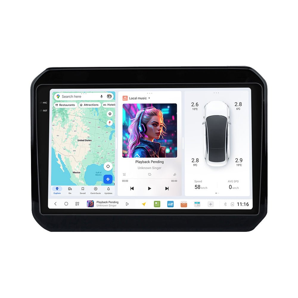 DUDU7 Suzuki Ignis 2016-2020 Head Unit Car Stereo | Apple CarPlay & Android Auto