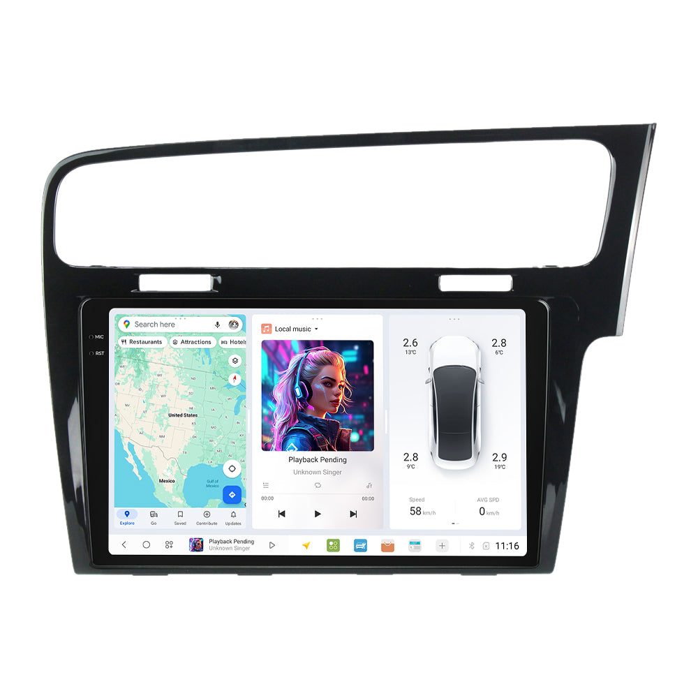 DUDU7 Volkswagen Golf MK7 2013-2017 Head Unit Car Stereo | Apple CarPlay & Android Auto