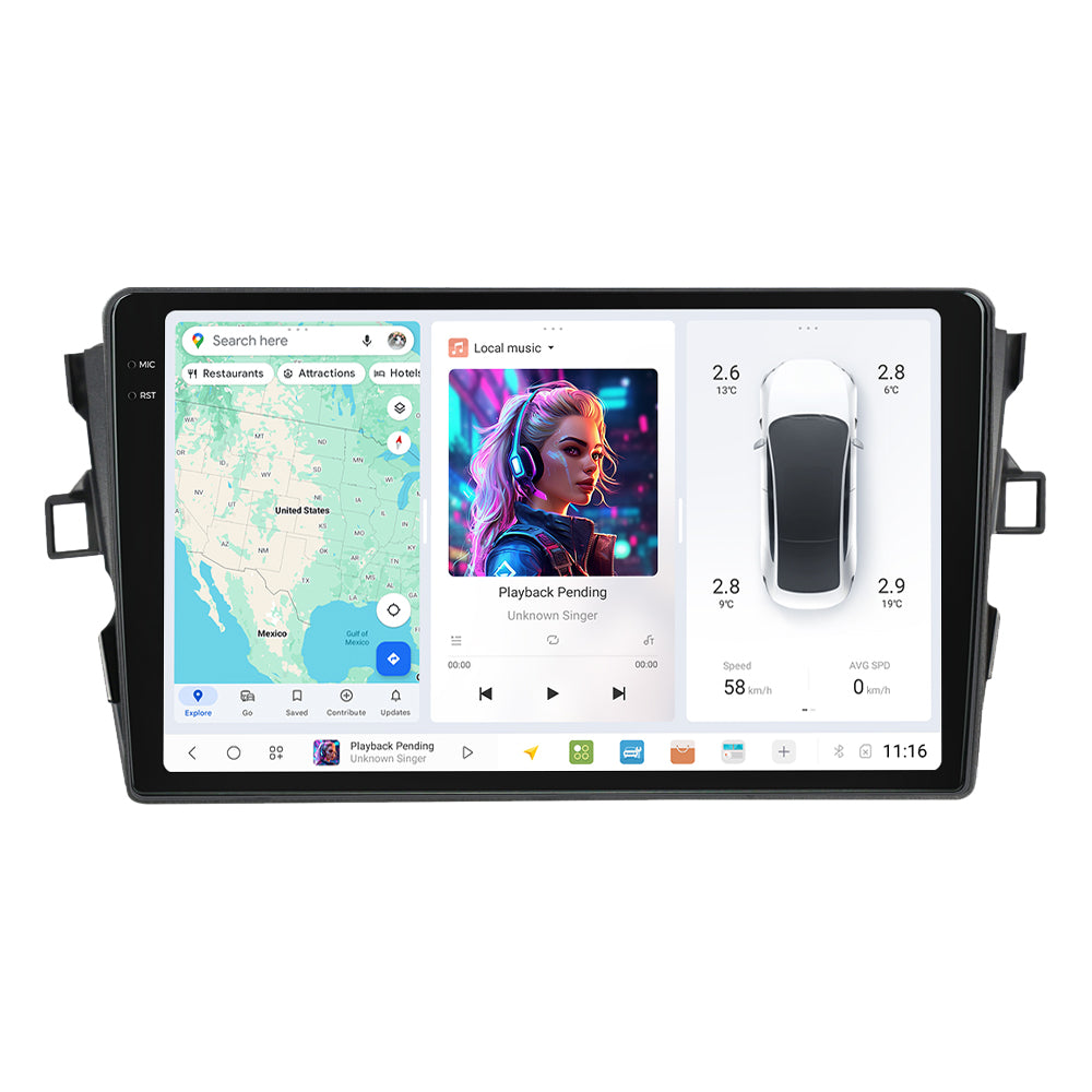 DUDU7 Toyota Auris 2006-2012 Head Unit Car Stereo | Apple CarPlay & Android Auto