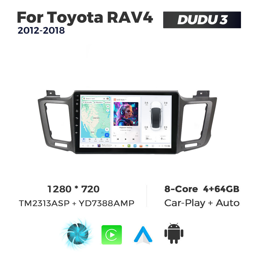 DUDU7 Toyota RAV4 2012-2018 Head Unit Car Stereo | Apple CarPlay & Android Auto