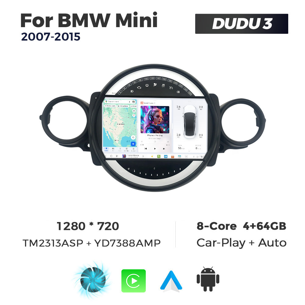 DUDU7 Mini 2007-2015 Head Unit Car Stereo | Apple CarPlay & Android Auto