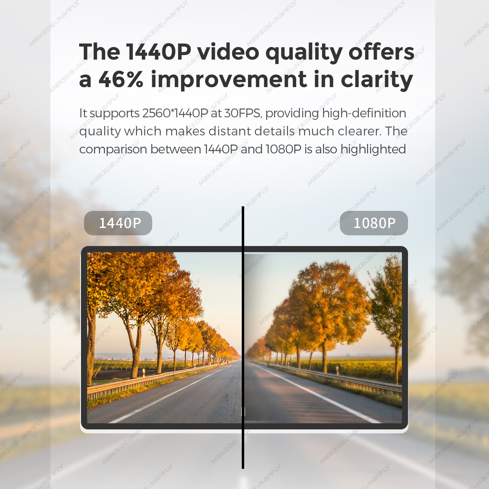 2K ADAS DVR | Sony IMX335 | 1440P Dash Camera | Anti-Collision & Lane Assist | 360° Rotatable