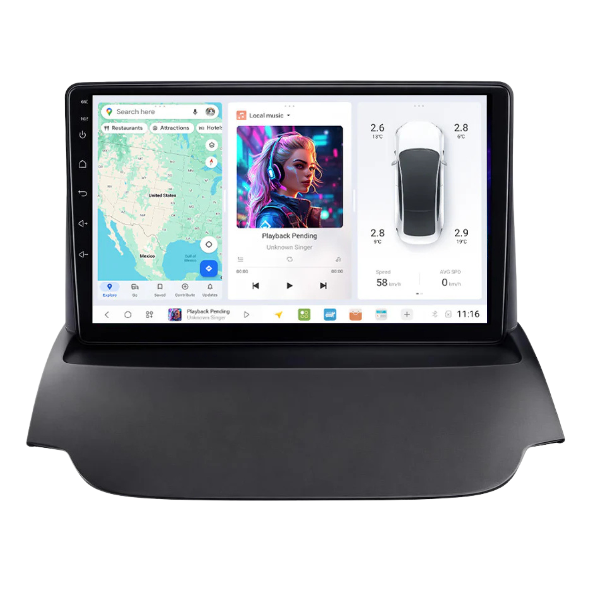 DUDU7 Ford EcoSport 2013-2017 Head Unit Car Stereo | Apple CarPlay & Android Auto