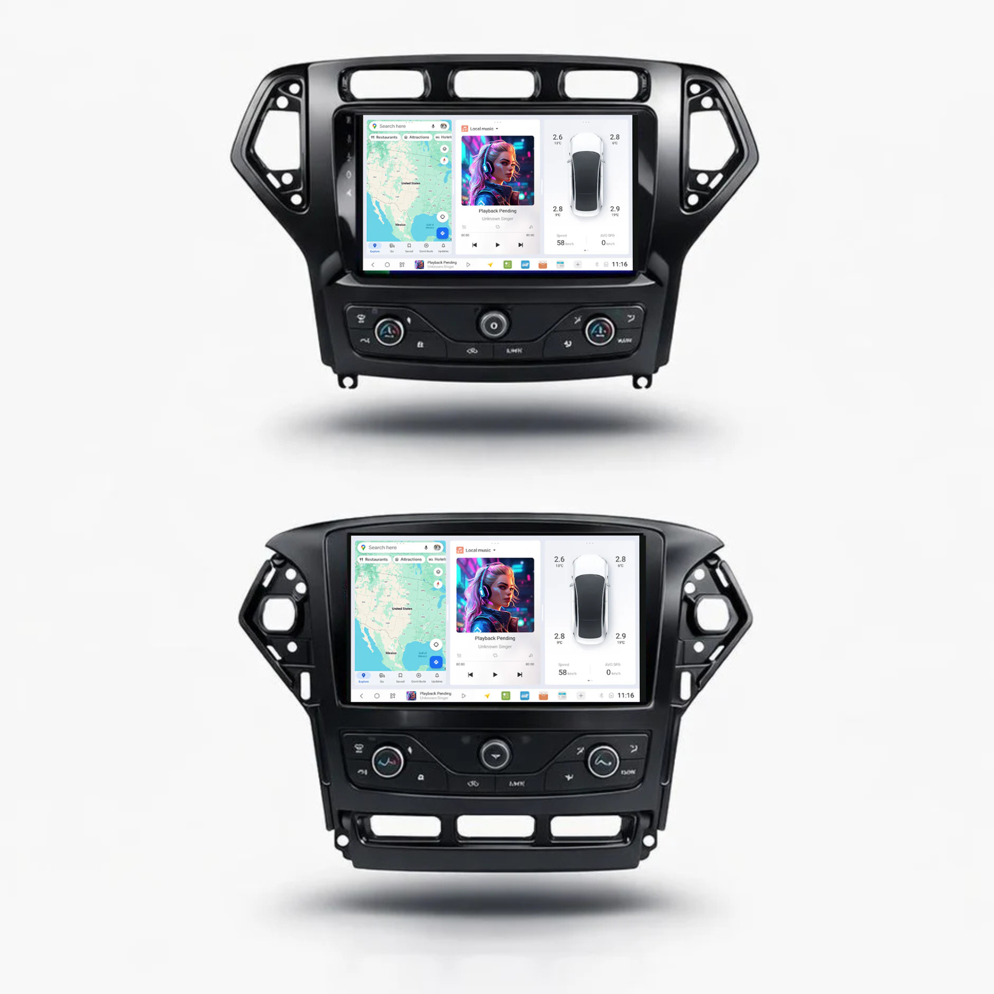 DUDU7 Ford Mondeo MK4 2007-2014 Head Unit Car Stereo | Apple CarPlay & Android Auto