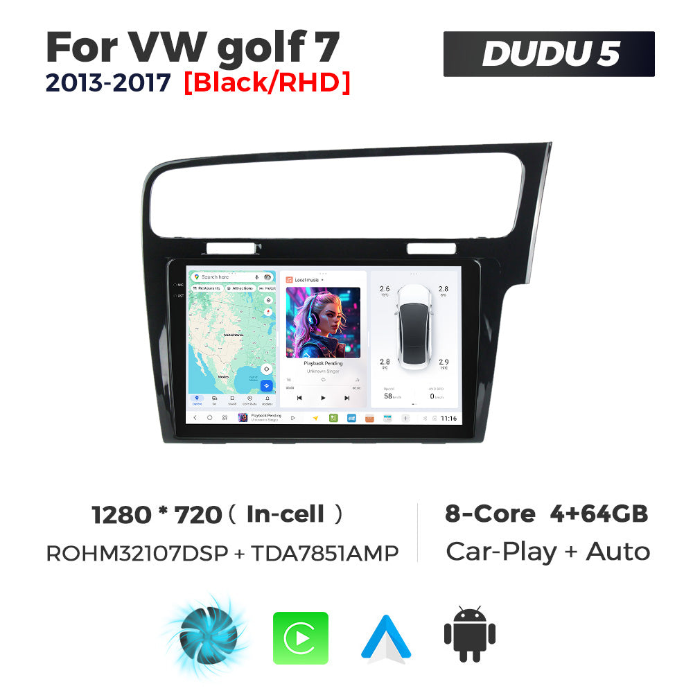 DUDU7 Volkswagen Golf MK7 2013-2017 Head Unit Car Stereo | Apple CarPlay & Android Auto