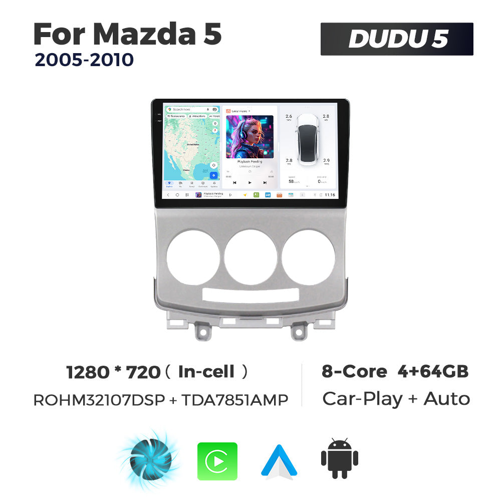 DUDU7 Mazda 5 2005-2010 Head Unit Car Stereo | Apple CarPlay & Android Auto