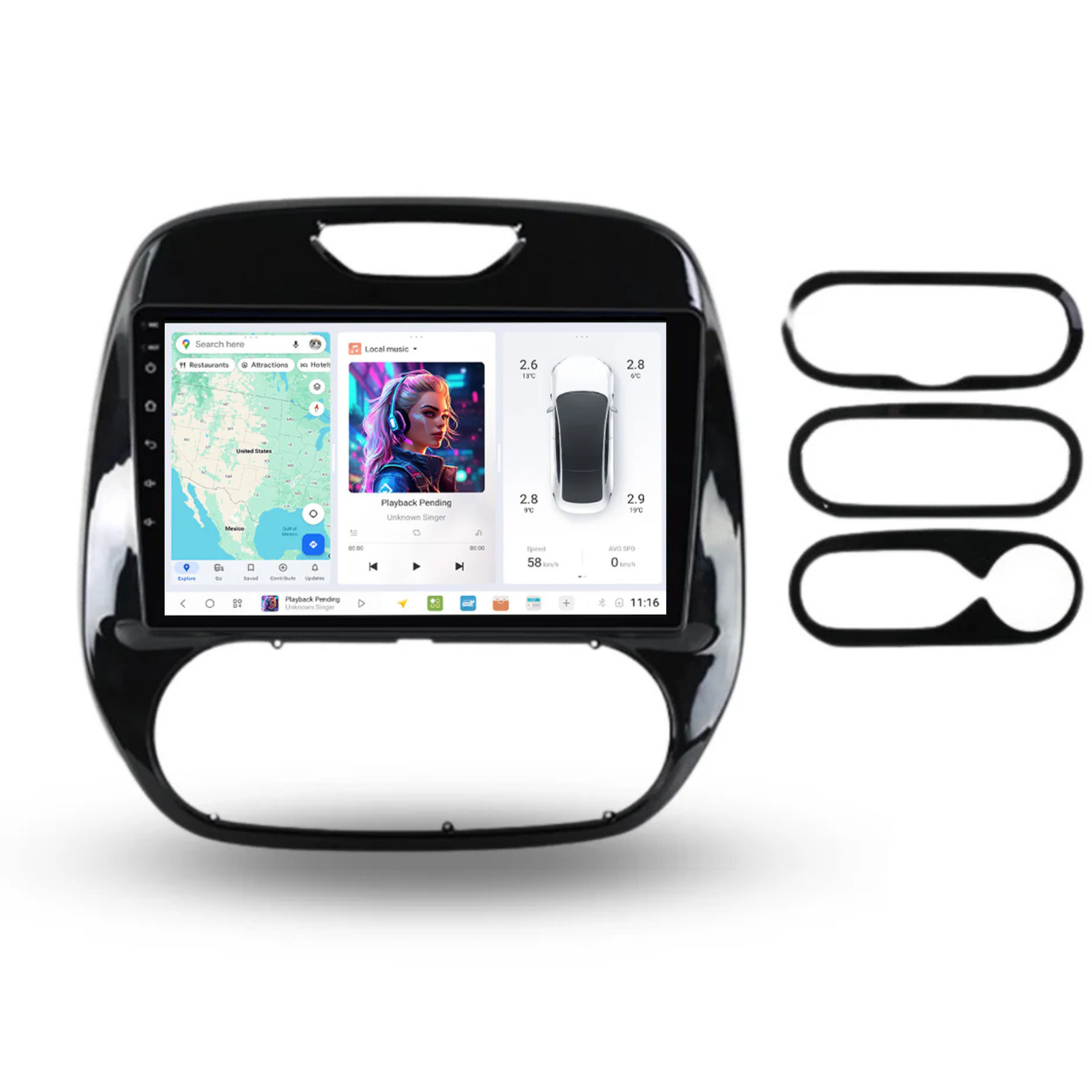 DUDU7 Renault Captur 2011-2019 Head Unit Car Stereo | Apple CarPlay & Android Auto