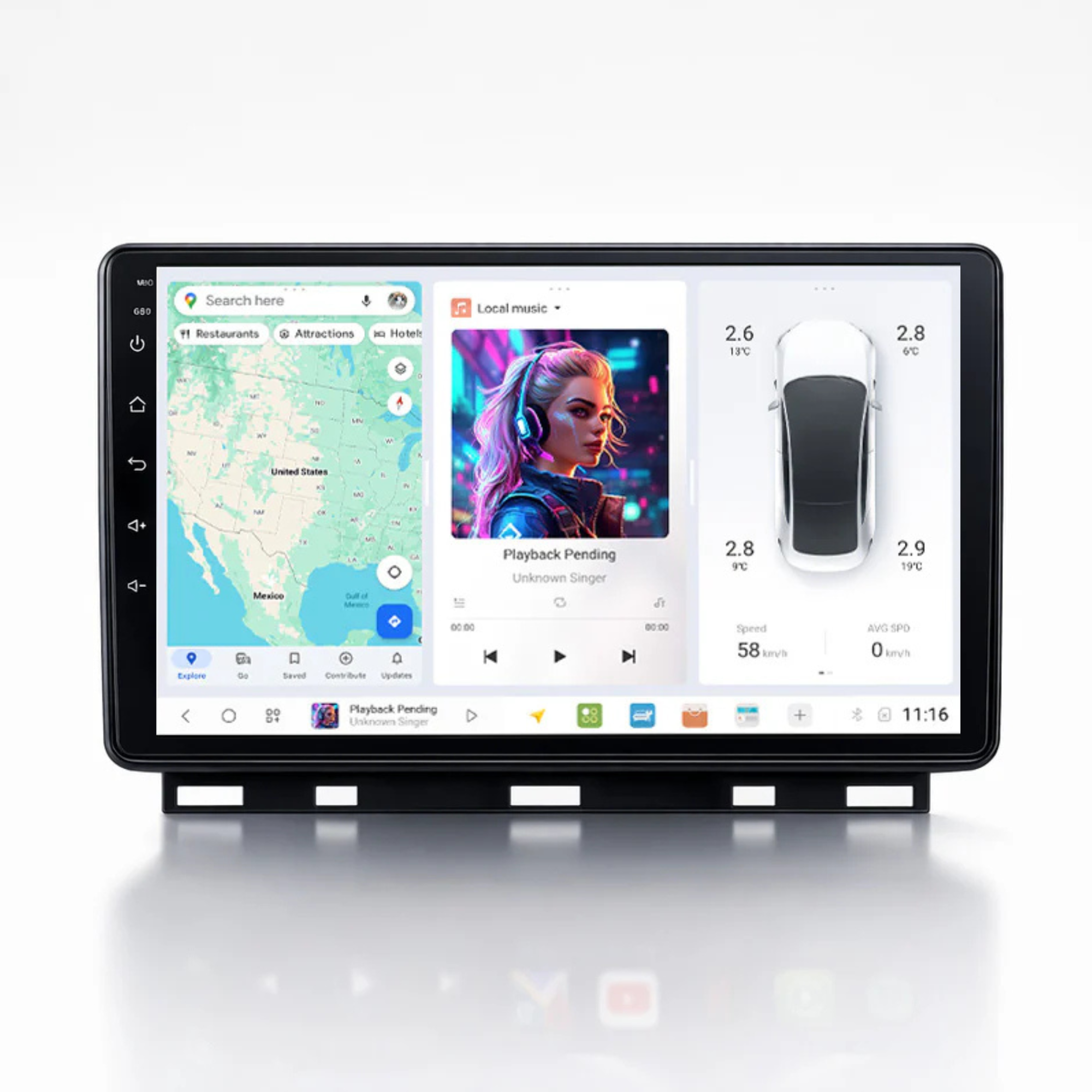 DUDU7 Renault Clio 5 2019-2026 Head Unit Car Stereo | Apple CarPlay & Android Auto