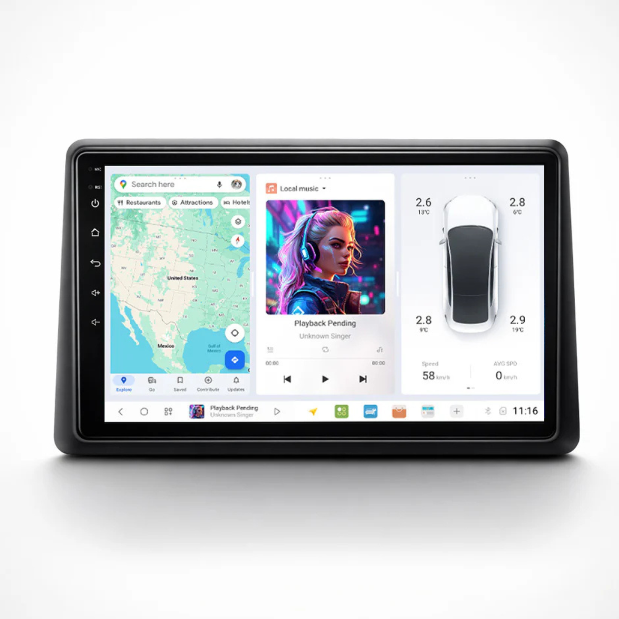 DUDU7 Renault Express 2021-Present Head Unit Car Stereo | Apple CarPlay & Android Auto