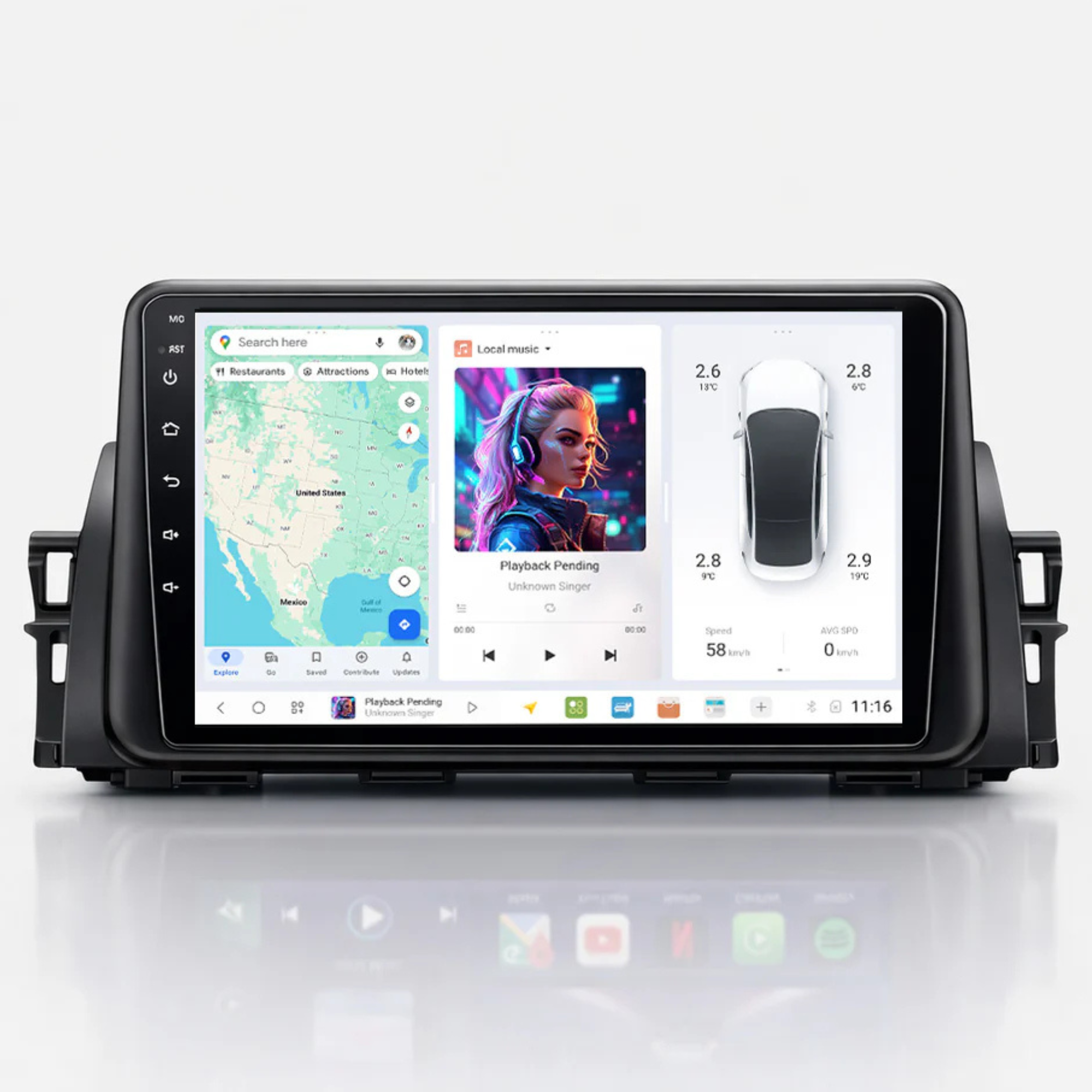 DUDU7 Renault Kiger 2021-2026 Head Unit Car Stereo | Apple CarPlay & Android Auto