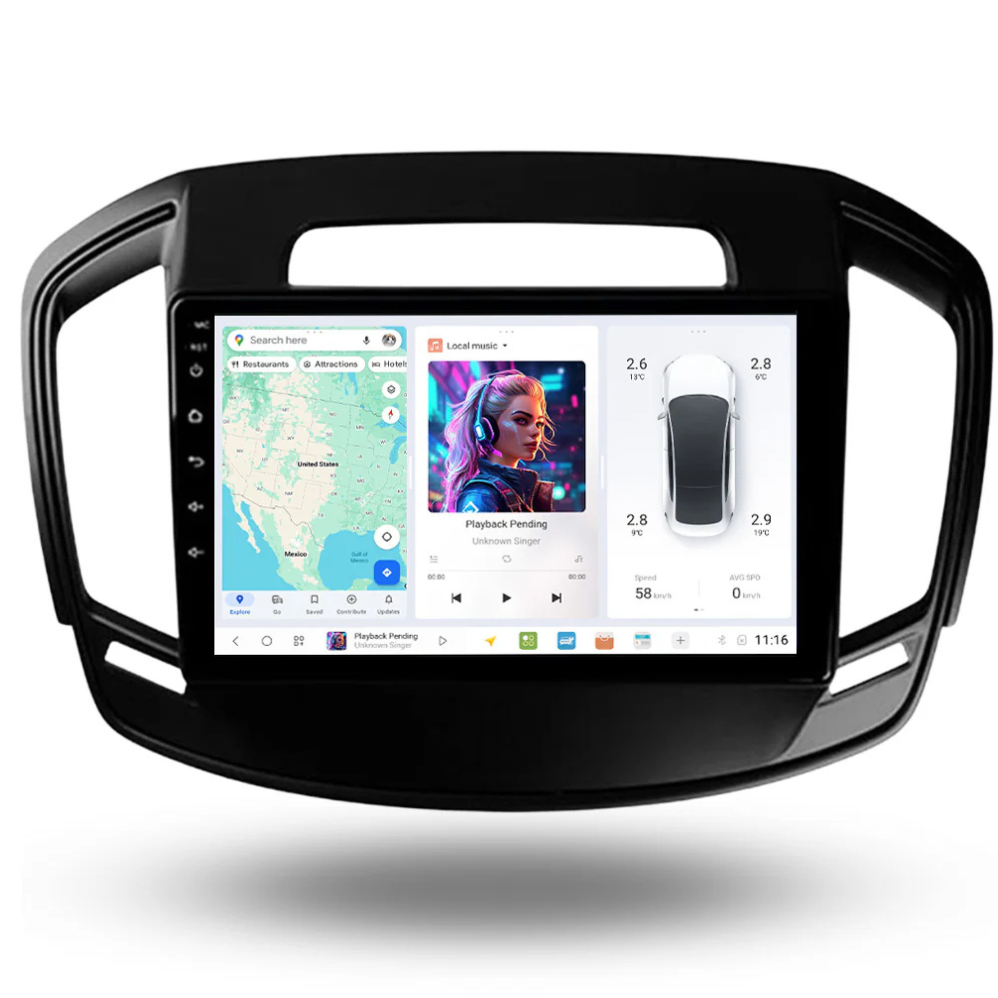 DUDU7 Vauxhall Insignia 2013-2017 Head Unit Car Stereo | Apple CarPlay & Android Auto