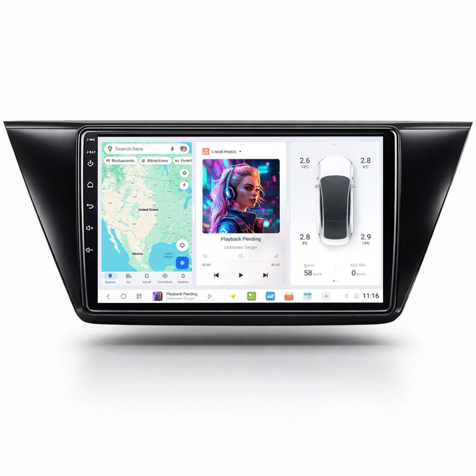 DUDU7 Volkswagen Touran 2016-2025 Head Unit Car Stereo | Apple CarPlay & Android Auto