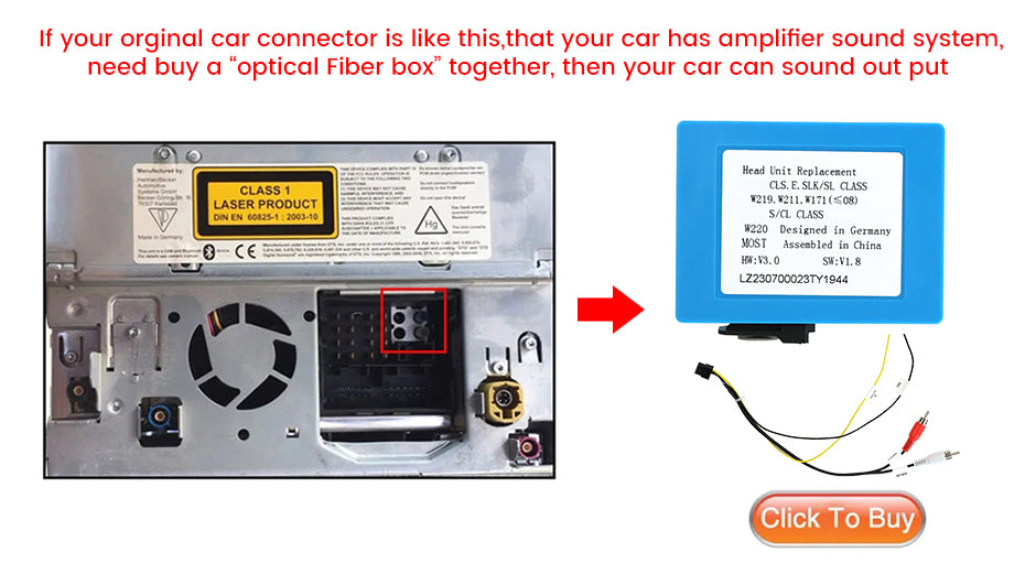 DUDU7 Mercedes E-Class CLS 2002-2010 Head Unit Car Stereo | Apple CarPlay & Android Auto