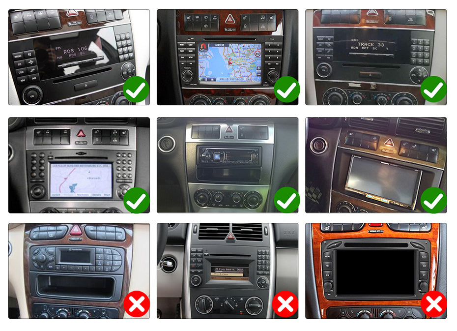 DUDU7 Mercedes C-Class 2000-2004 Head Unit Car Stereo | Apple CarPlay & Android Auto