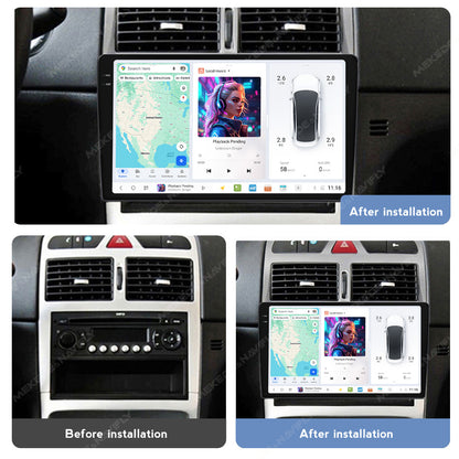DUDU7 Peugeot 307 307 CC 2001-2008 Head Unit Car Stereo | Apple CarPlay & Android Auto