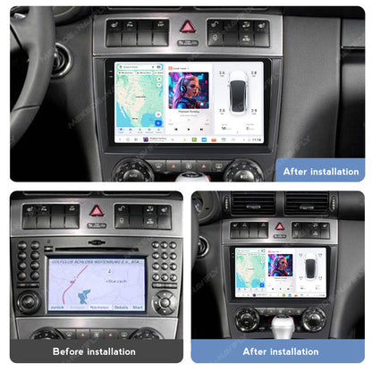 DUDU7 Mercedes C-Class 2004-2011 Head Unit Car Stereo | Apple CarPlay & Android Auto