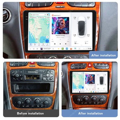 DUDU7 Mercedes C CLK G Vito 1996-2004 Head Unit Car Stereo | Apple CarPlay & Android Auto
