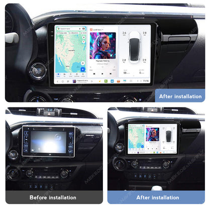 DUDU7 Toyota Hilux 2015-2020 Head Unit Car Stereo | Apple CarPlay & Android Auto