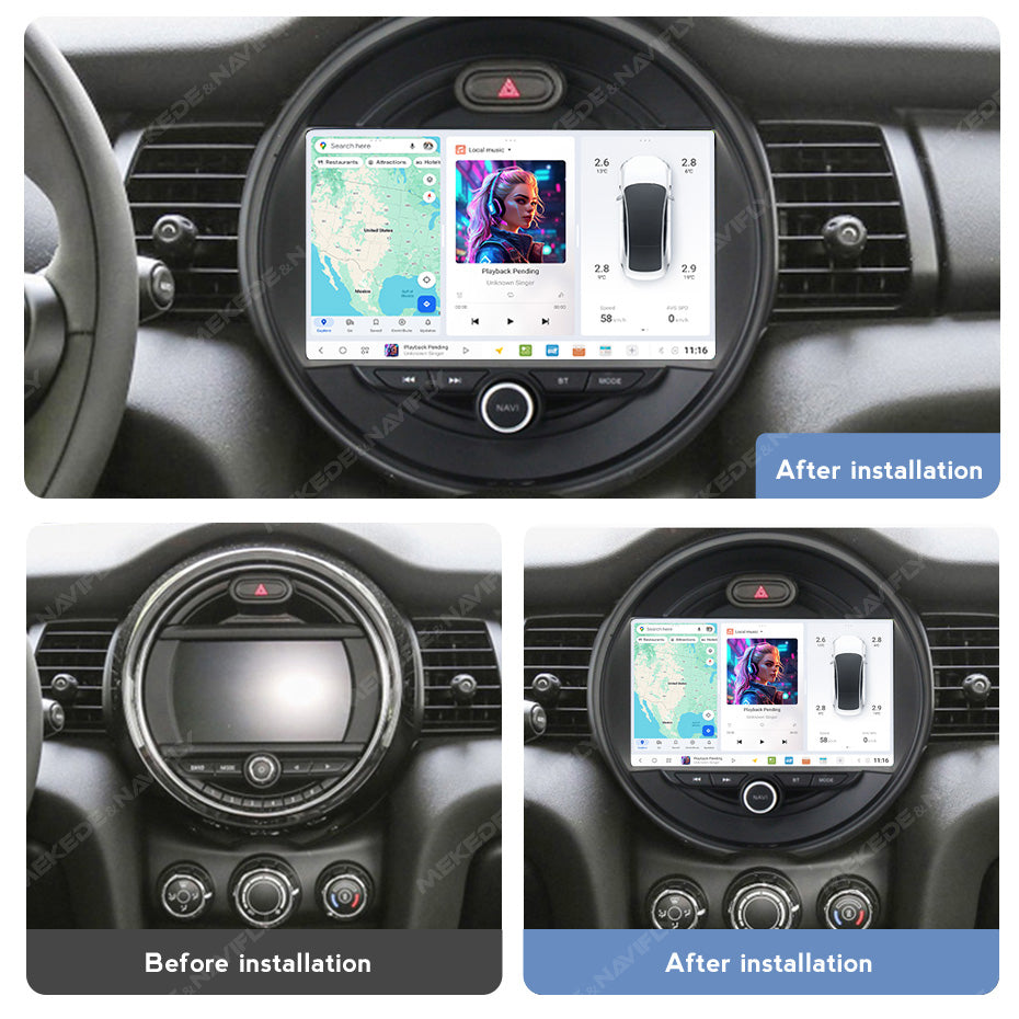 DUDU7 Mini 2014-2020 Head Unit Car Stereo | Apple CarPlay & Android Auto