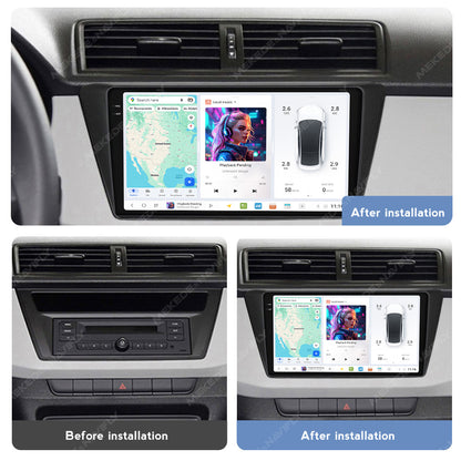 DUDU7 Skoda Fabia 2015-2020 Head Unit Car Stereo | Apple CarPlay & Android Auto