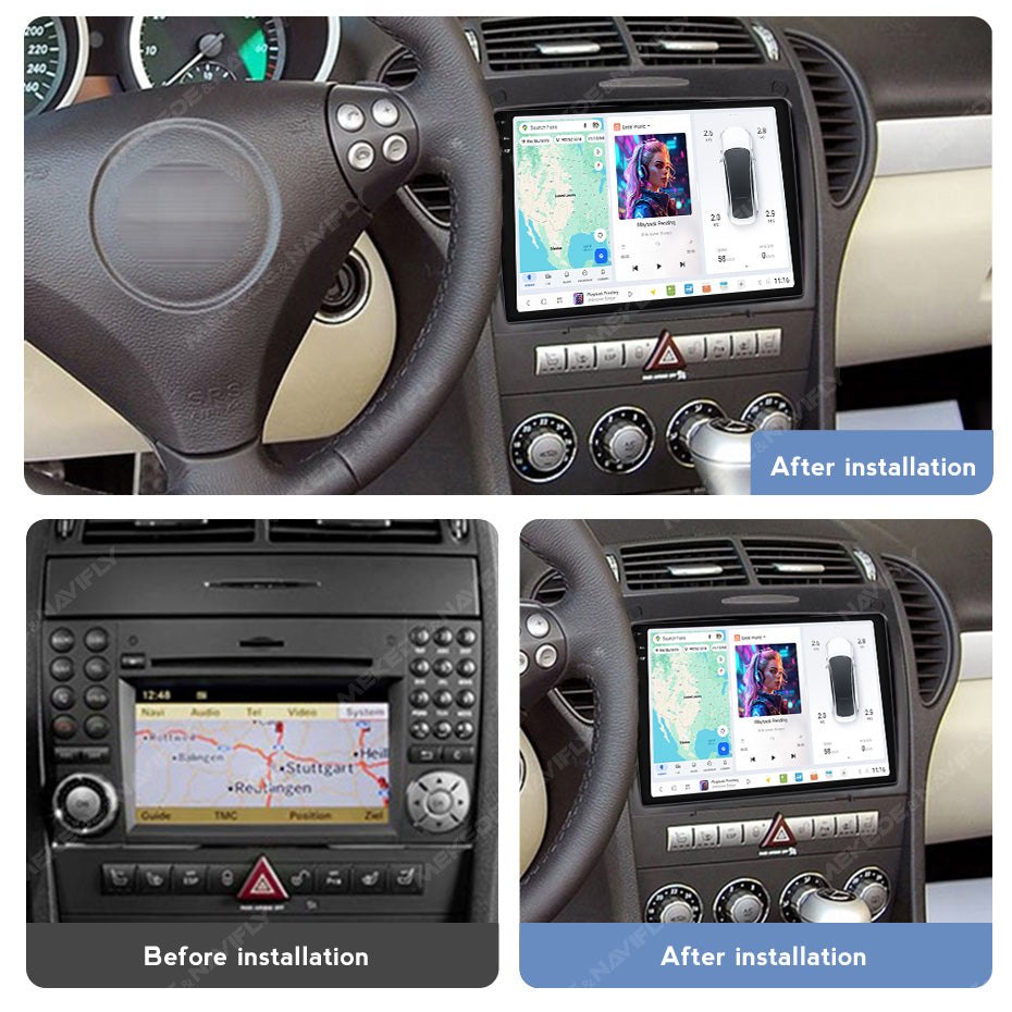 DUDU7 Mercedes SLK 2004-2011 Head Unit Car Stereo | Apple CarPlay & Android Auto