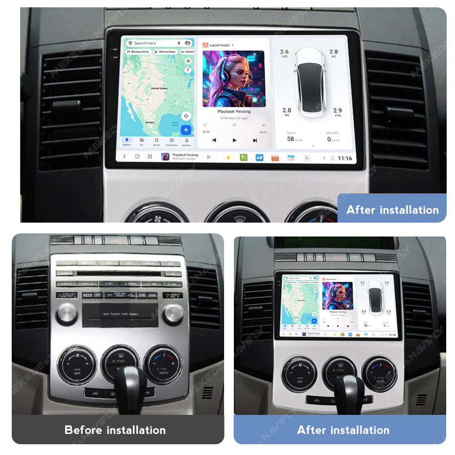 DUDU7 Mazda 5 2005-2010 Head Unit Car Stereo | Apple CarPlay & Android Auto