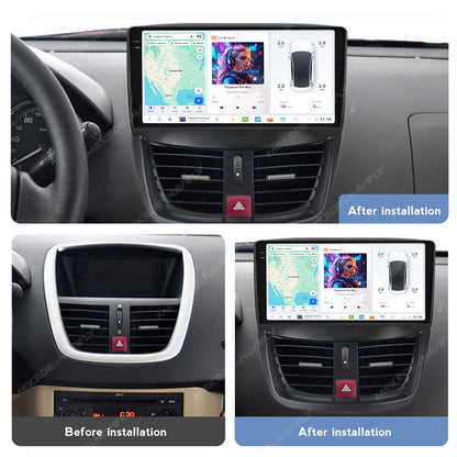 DUDU7 Peugeot 207 207 CC 2006-2014 Head Unit Car Stereo | Apple CarPlay & Android Auto