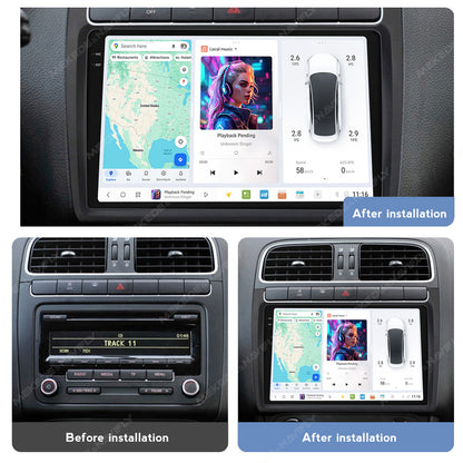 DUDU7 Volkswagen Polo 2010-2015 Head Unit Car Stereo | Apple CarPlay & Android Auto