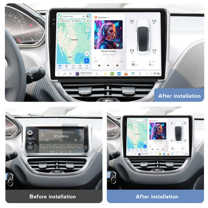 DUDU7 Peugeot 208 2008 2012-2019 Head Unit Car Stereo | Apple CarPlay & Android Auto