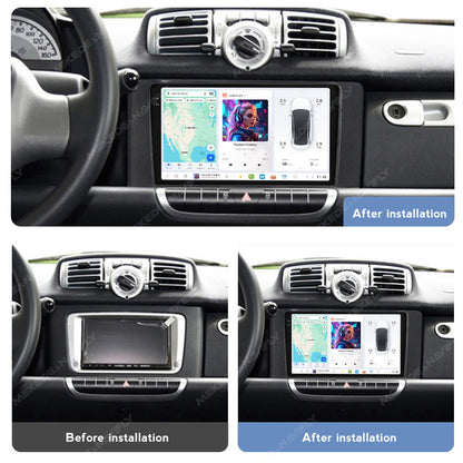 DUDU7 Smart Fortwo Forfour 2010-2015 Head Unit Car Stereo | Apple CarPlay & Android Auto