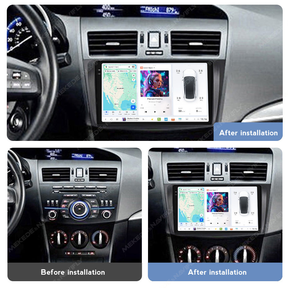 DUDU7 Mazda 3 2010-2012 Head Unit Car Stereo | Apple CarPlay & Android Auto