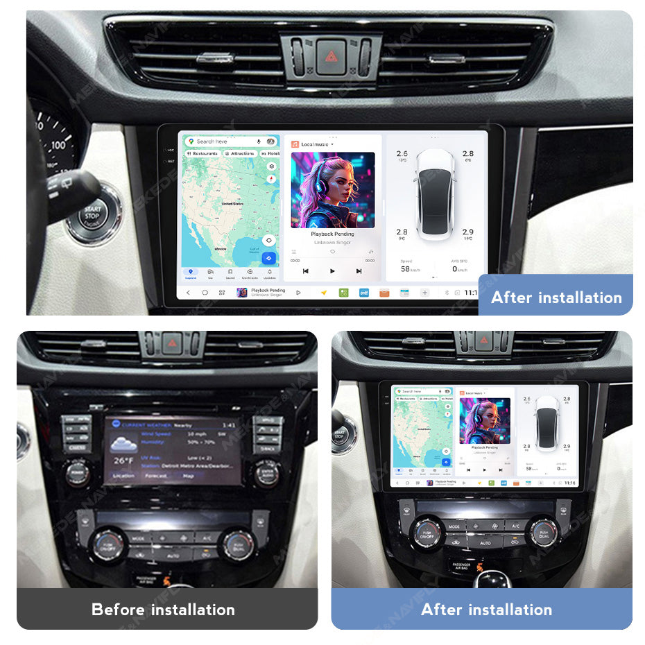 DUDU7 Nissan Qashqai | X-Trail 2013-2020 Head Unit Car Stereo | Apple CarPlay & Android Auto