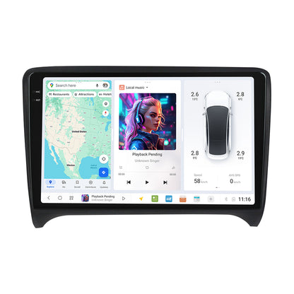 DUDU7 Audi TT 2006-2014  Head Unit Car Stereo | Apple CarPlay & Android Auto