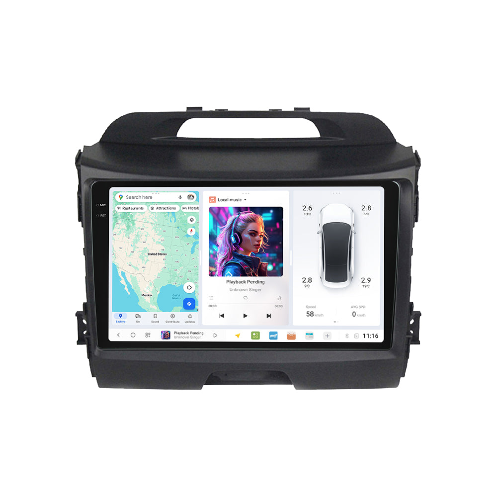 DUDU7 Kia Sportage 2010-2015 Head Unit Car Stereo | Apple CarPlay & Android Auto