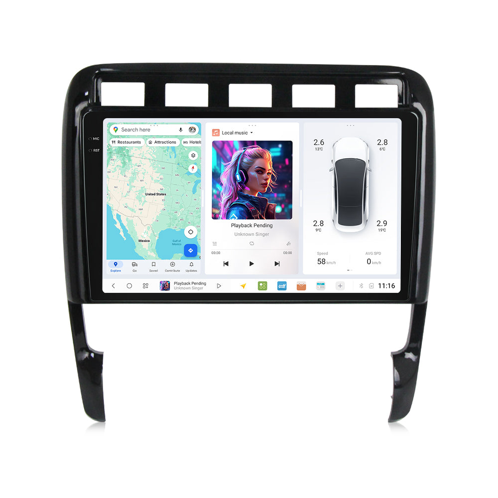 DUDU7 Porsche Cayenne 2002-2010 Head Unit Car Stereo | Apple CarPlay & Android Auto