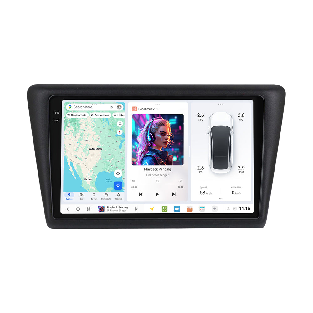 DUDU7 Skoda Rapid 2013-2017 Head Unit Car Stereo | Apple CarPlay & Android Auto